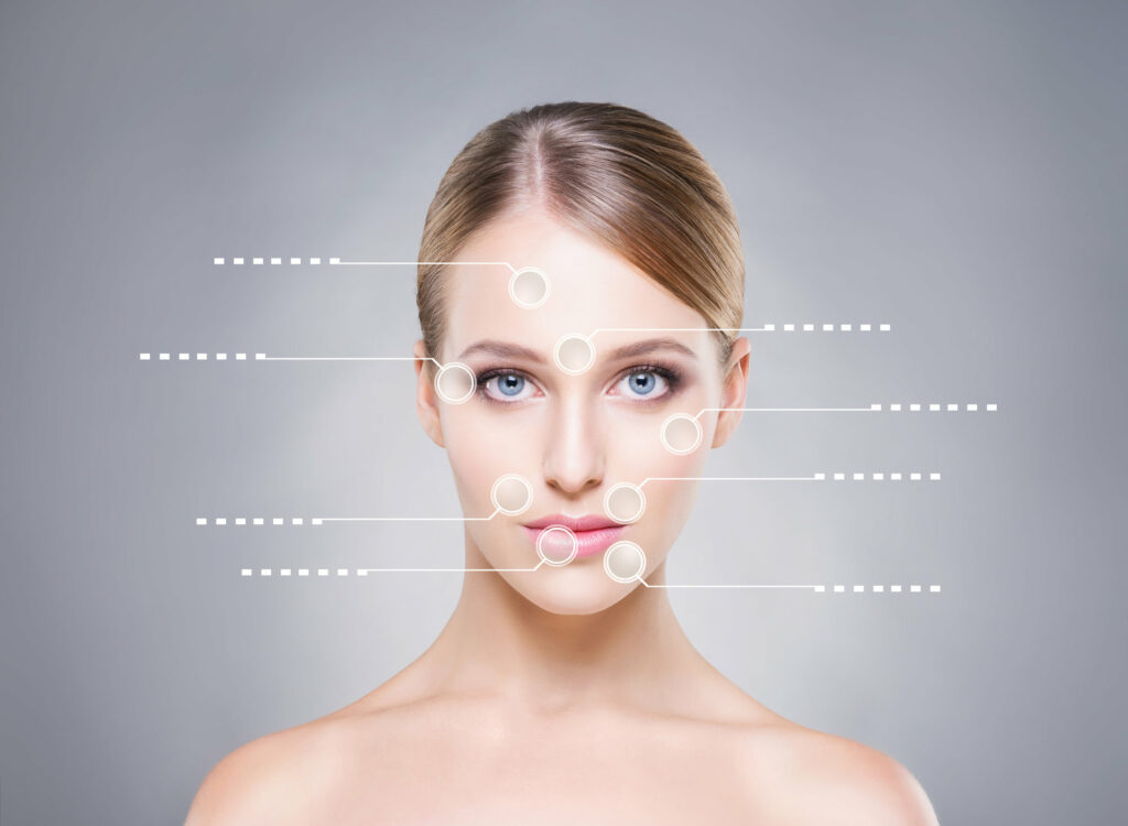 Portrait of young woman with cosmetic skin treatment | Coral Springs Med Spa in Coral Springs, FL